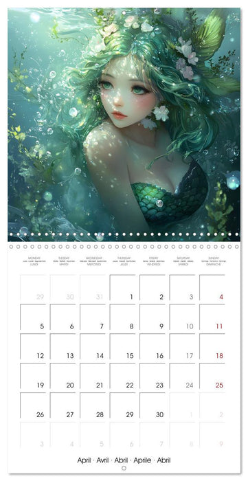 Mermaid Dreams - A Year of Enchanted Oceans (CALVENDO Monthly Calendar 2027)