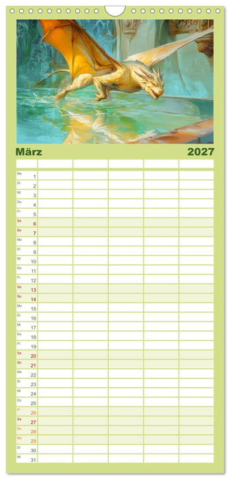 Schaurig schöne Biester (CALVENDO Familienplaner 2027)