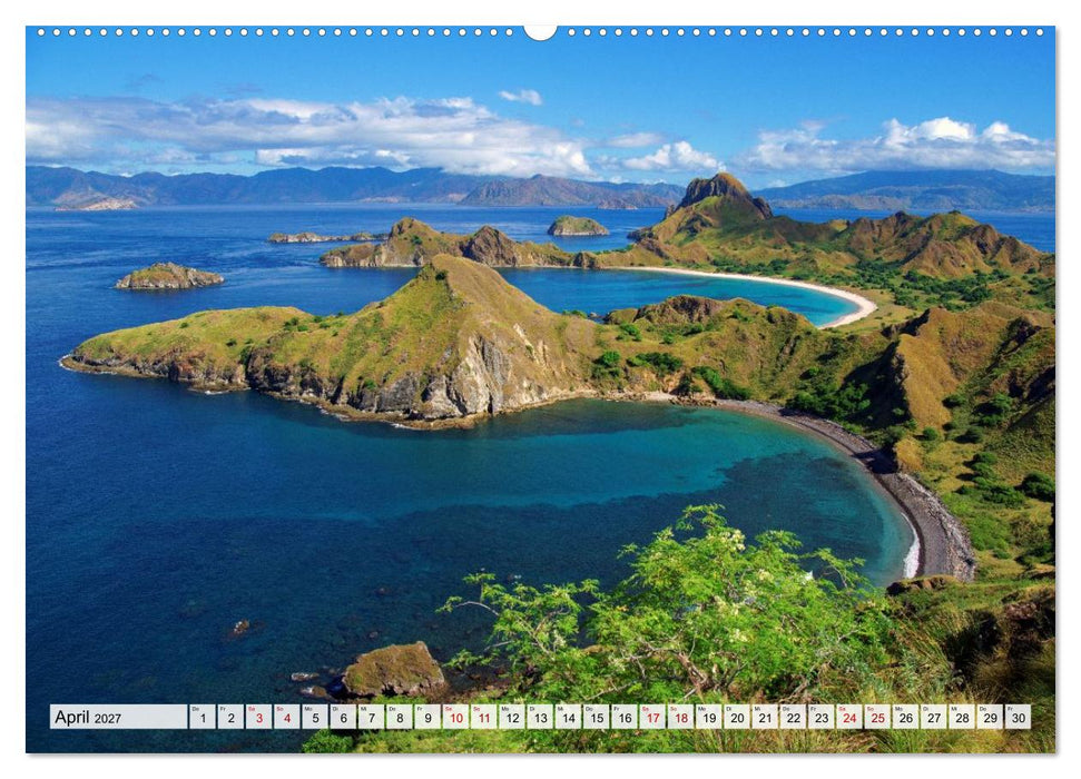 Flores und Komodo - Faszination Indonesien (CALVENDO Wandkalender 2027)
