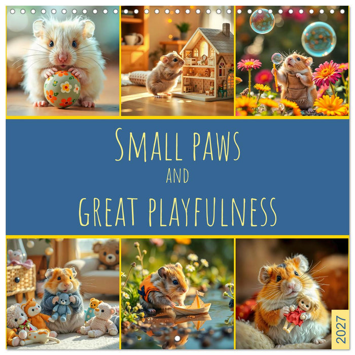 Small paws and great playfulness (CALVENDO Monthly Calendar 2027)