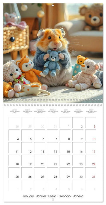 Small paws and great playfulness (CALVENDO Monthly Calendar 2027)