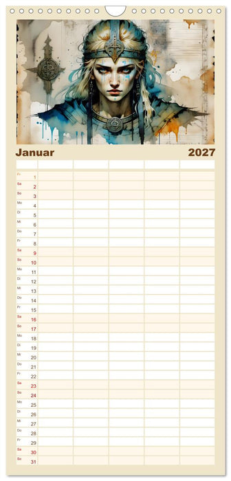 Legendäre Ikonen der Geschichte (CALVENDO Familienplaner 2027)