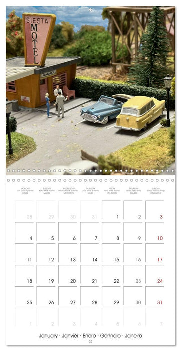Vintage Model Cars (CALVENDO Monthly Calendar 2027)