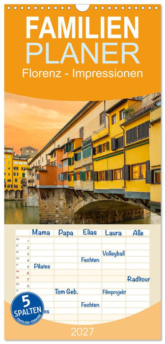 Florenz - Impressionen (CALVENDO Familienplaner 2027)