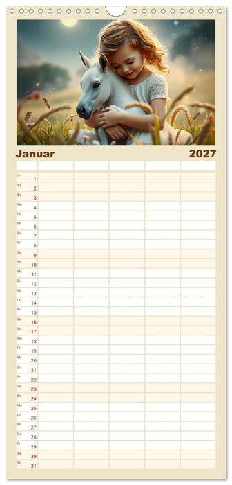 Freundschaften ohne Worte (CALVENDO Familienplaner 2027)
