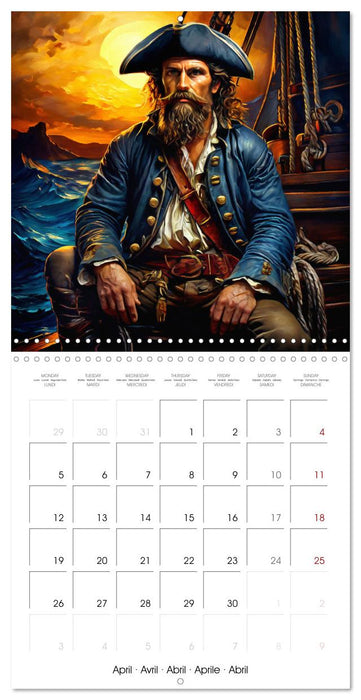 Pirates - Exciting voyages in the Caribbean (CALVENDO Monthly Calendar 2027)
