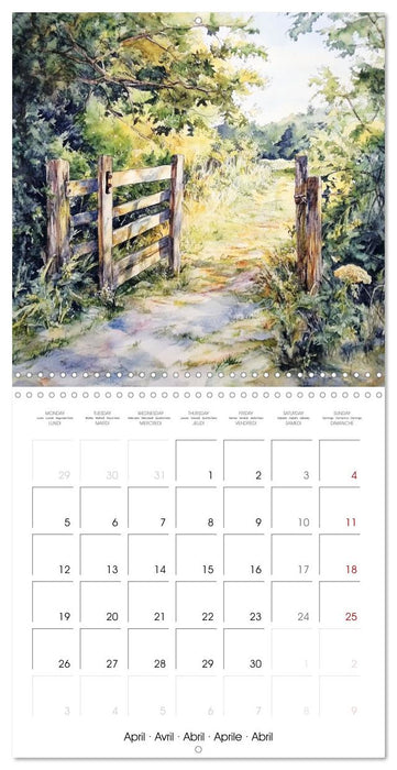 Watercolor Journeys (CALVENDO Monthly Calendar 2027)