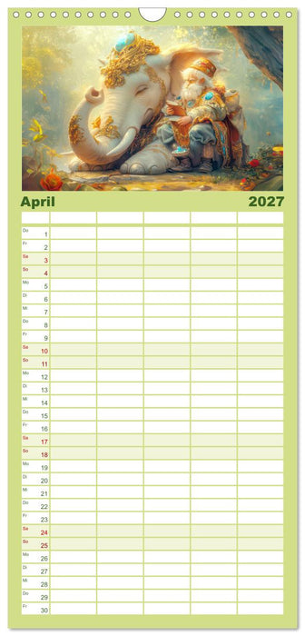 Eine zauberhafte Fantasiewelt (CALVENDO Familienplaner 2027)