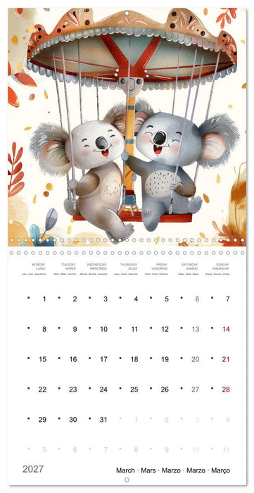 Through the year with love (CALVENDO Monthly Calendar 2027)