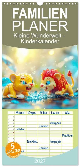 Kleine Wunderwelt - Kinderkalender (CALVENDO Familienplaner 2027)