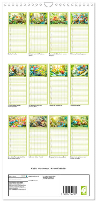 Kleine Wunderwelt - Kinderkalender (CALVENDO Familienplaner 2027)