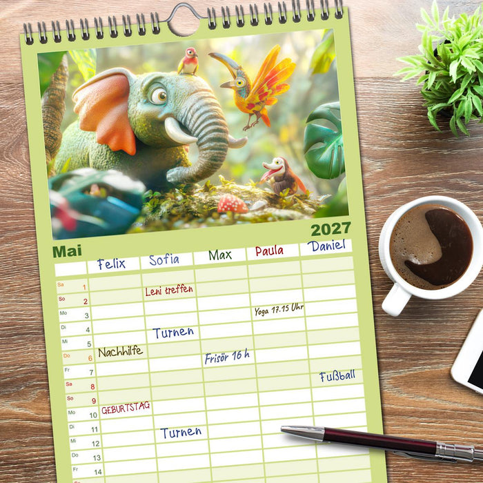 Kleine Wunderwelt - Kinderkalender (CALVENDO Familienplaner 2027)