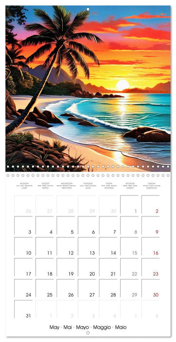 South Pacific Islands - Polynesia (CALVENDO Monthly Calendar 2027)