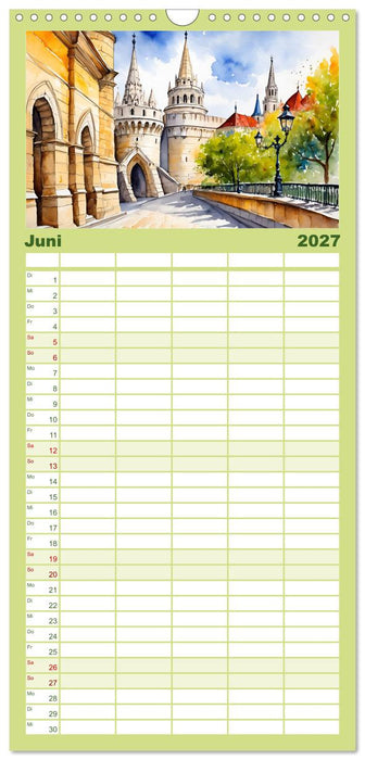Reise durch Ungarn (CALVENDO Familienplaner 2027)