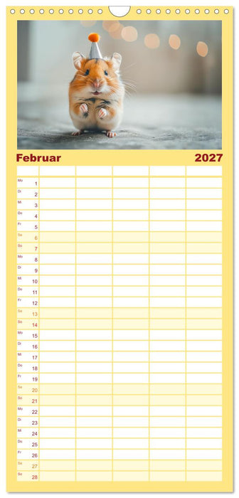 Lustige Hamster (CALVENDO Familienplaner 2027)