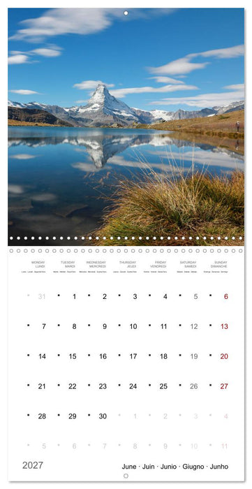 Les merveilles du Valais (CALVENDO Calendrier mensuel 2027)