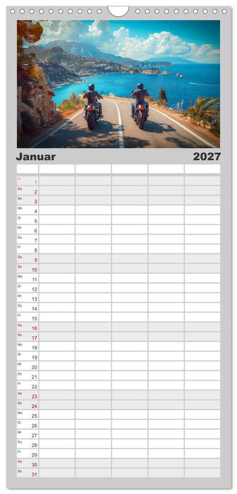 Motorrad tolle Momente (CALVENDO Familienplaner 2027)