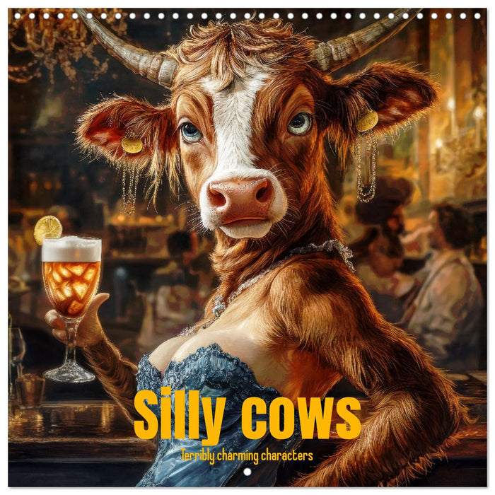 Silly cows - Terribly charming characters (CALVENDO Monthly Calendar 2027)