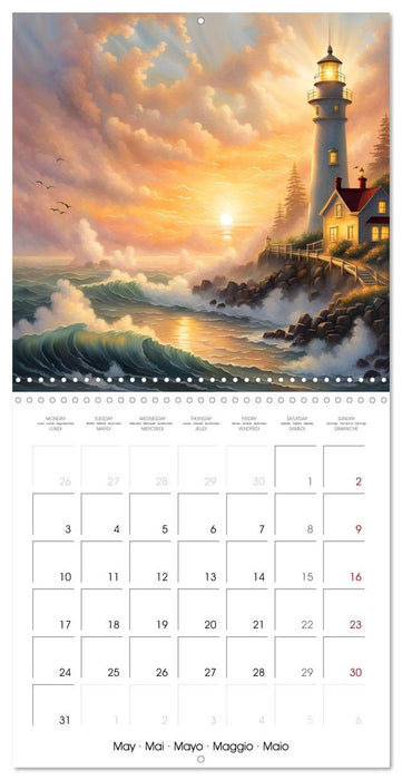 Romantic lighthouses (CALVENDO Monthly Calendar 2027)