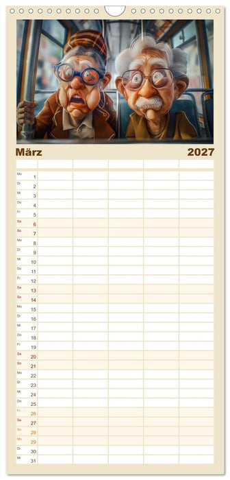 Alt, aber nicht leise (CALVENDO Familienplaner 2027)