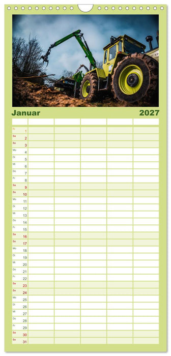 Moderne Landtechnik (CALVENDO Familienplaner 2027)