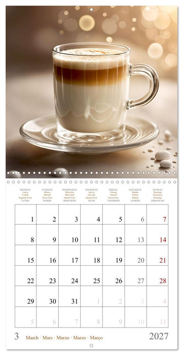 L'âme du café - Une passion au quotidien (CALVENDO Calendrier mensuel 2027)
