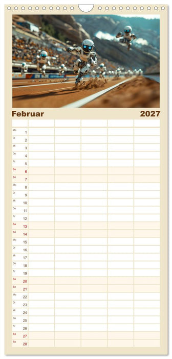 Neues aus dem Roboter Sport Club (CALVENDO Familienplaner 2027)
