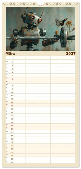 Neues aus dem Roboter Sport Club (CALVENDO Familienplaner 2027)