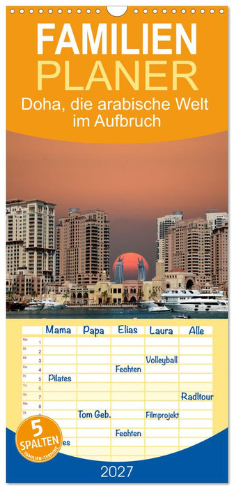 Doha, die arabische Welt im Aufbruch (CALVENDO Familienplaner 2027)