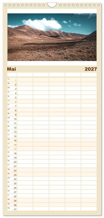 Malerisches Fuerteventura (CALVENDO Familienplaner 2027)