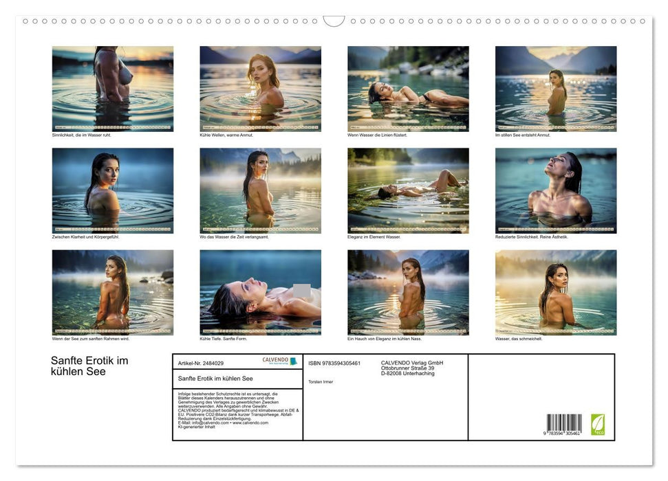 Sanfte Erotik im kühlen See (CALVENDO Wandkalender 2027)