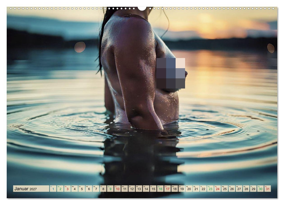 Sanfte Erotik im kühlen See (CALVENDO Wandkalender 2027)