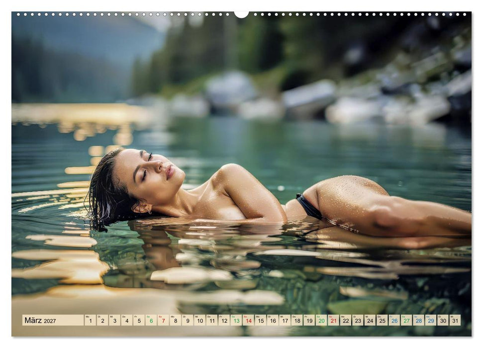 Sanfte Erotik im kühlen See (CALVENDO Wandkalender 2027)