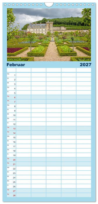 Romantisches Loiretal (CALVENDO Familienplaner 2027)