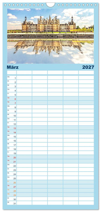 Romantisches Loiretal (CALVENDO Familienplaner 2027)