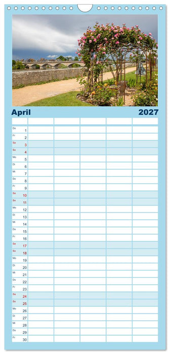 Romantisches Loiretal (CALVENDO Familienplaner 2027)
