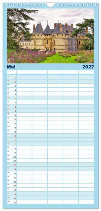 Romantisches Loiretal (CALVENDO Familienplaner 2027)