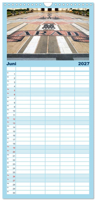Streifzüge durch Arad (CALVENDO Familienplaner 2027)