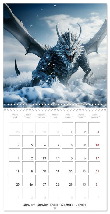 DRAGONS Wings of Power (CALVENDO Monthly Calendar 2027)