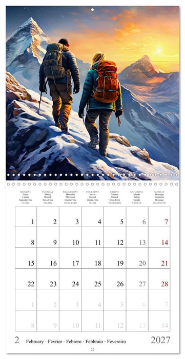 Mountains New Adventure (CALVENDO Monthly Calendar 2027)