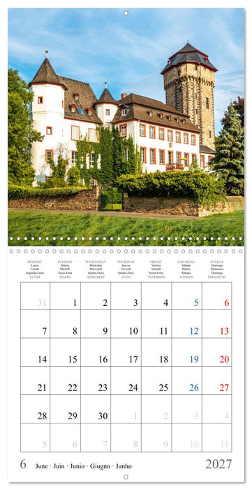 Castles and Palaces in the Middle Rhine Valley (CALVENDO Monthly Calendar 2027)