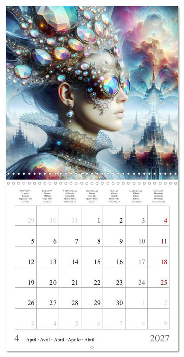 Cyborg Beauties (CALVENDO Monthly Calendar 2027)