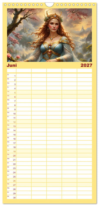 Unsterbliche Mythen des Nordens (CALVENDO Familienplaner 2027)