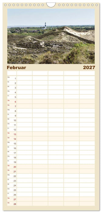 Vielfältiges Sylt - Mehr als Strand (CALVENDO Familienplaner 2027)