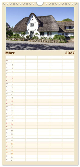 Vielfältiges Sylt - Mehr als Strand (CALVENDO Familienplaner 2027)