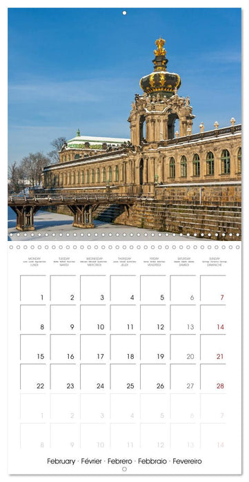 Dresden seasons of a city (CALVENDO Monthly Calendar 2027)