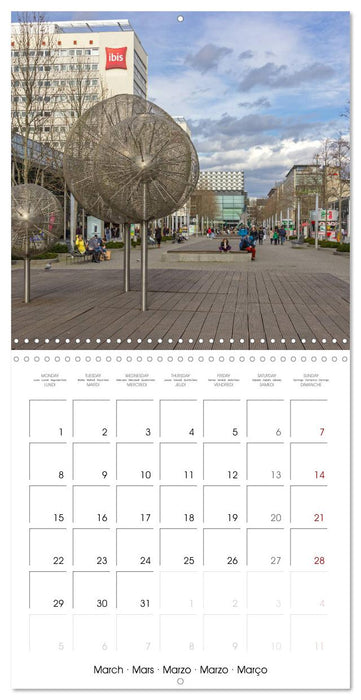 Dresden seasons of a city (CALVENDO Monthly Calendar 2027)