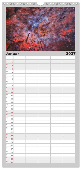 Deepsky XVIII (CALVENDO Familienplaner 2027)