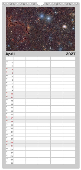 Deepsky XVIII (CALVENDO Familienplaner 2027)