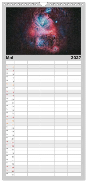 Deepsky XVIII (CALVENDO Familienplaner 2027)